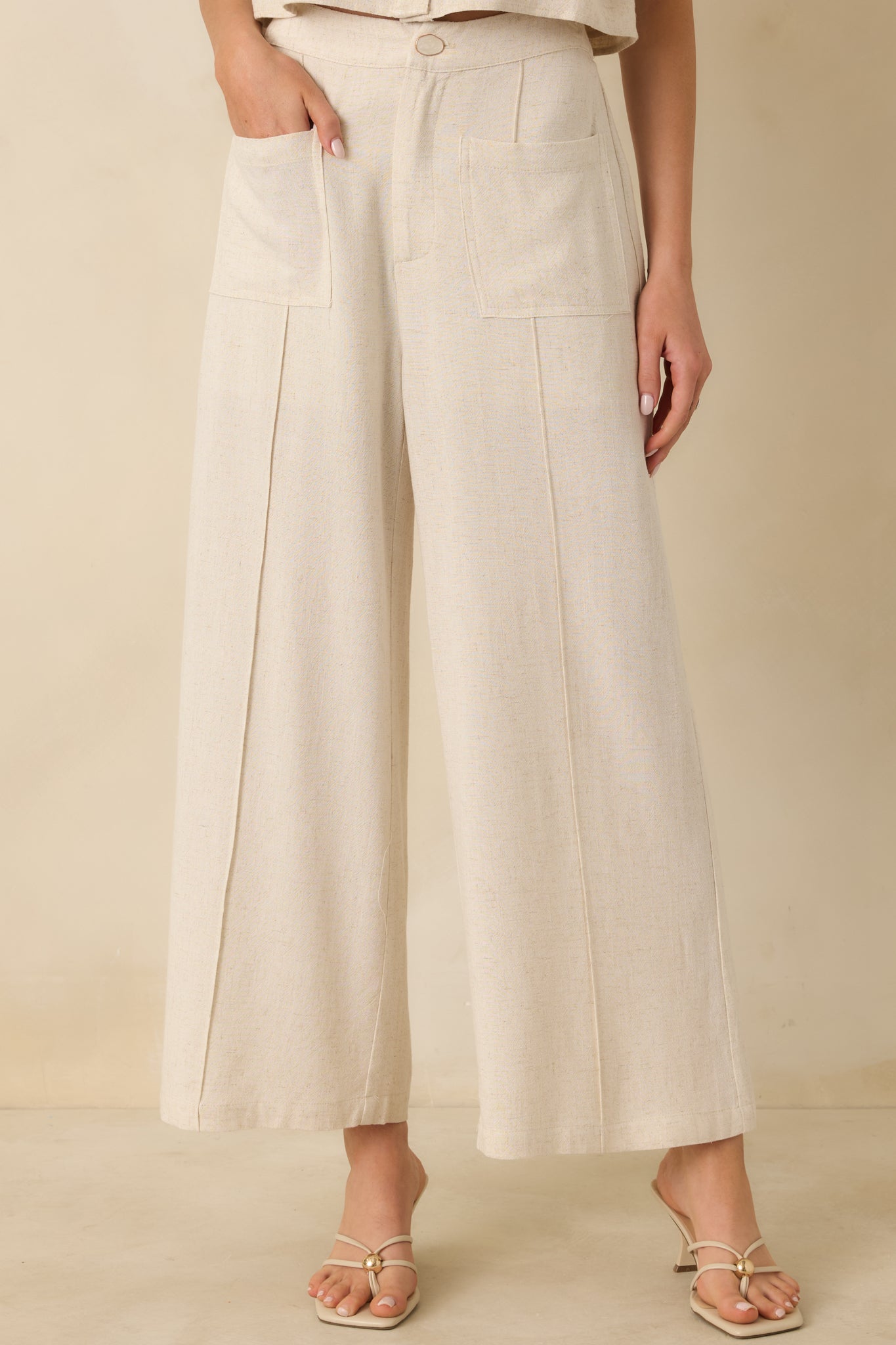 linen dress pants for women heipeiwa Women's Casual High Waist Wide Leg Straight Cotton Linen Button Trouser Summer Clothes at Amazon Women's Clothing store 30+ Linen Pants Made for