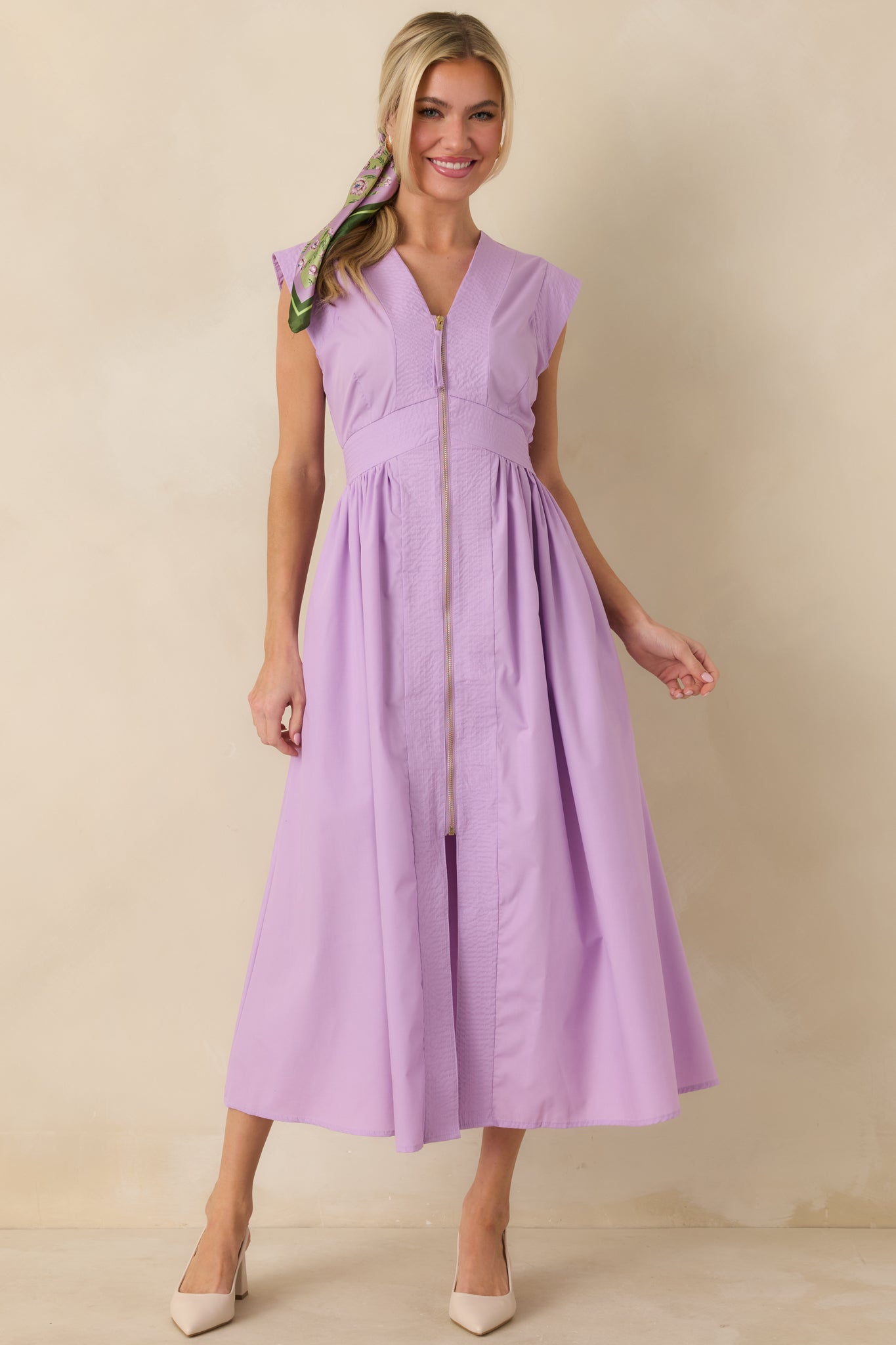midi lavender dresses for women The Adeline Zip Up Dress Features ruffled details all Autumn Winter Knitted Maxi Size:1Y Flight Attendant